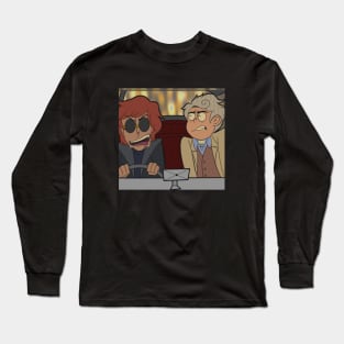 Crowley and aziraphale (Good Omens) Long Sleeve T-Shirt